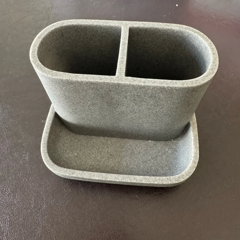 Gray Dual Compartment Organizer